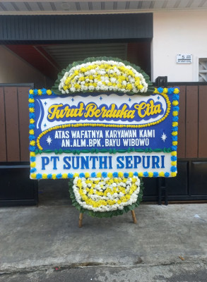 Papan Bunga Duka di Karangtalun