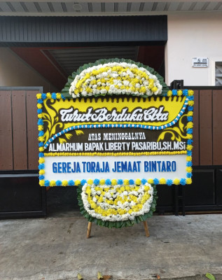 Papan Bunga Duka di Karangtalun